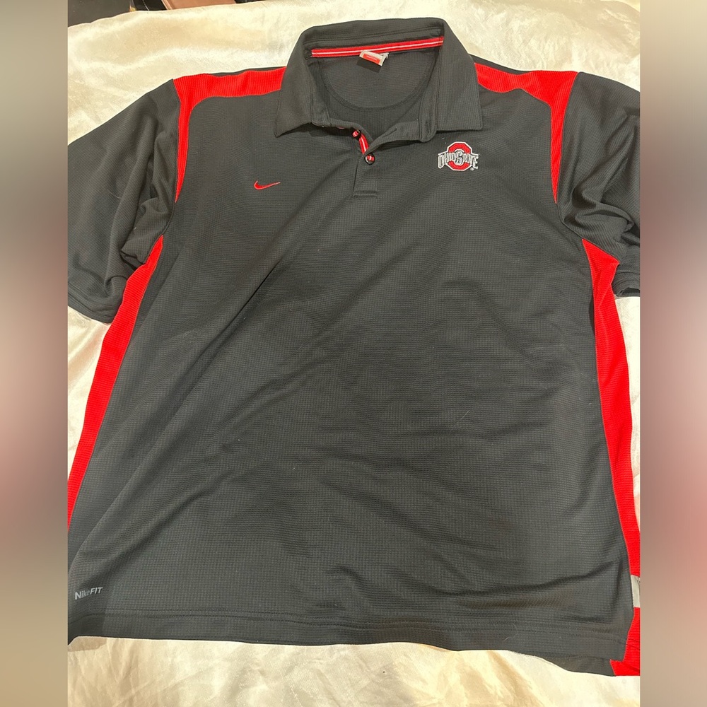 Ohio State Buckeyes Polo Golf Shirt Fit Dry Shirt XXL tailgate